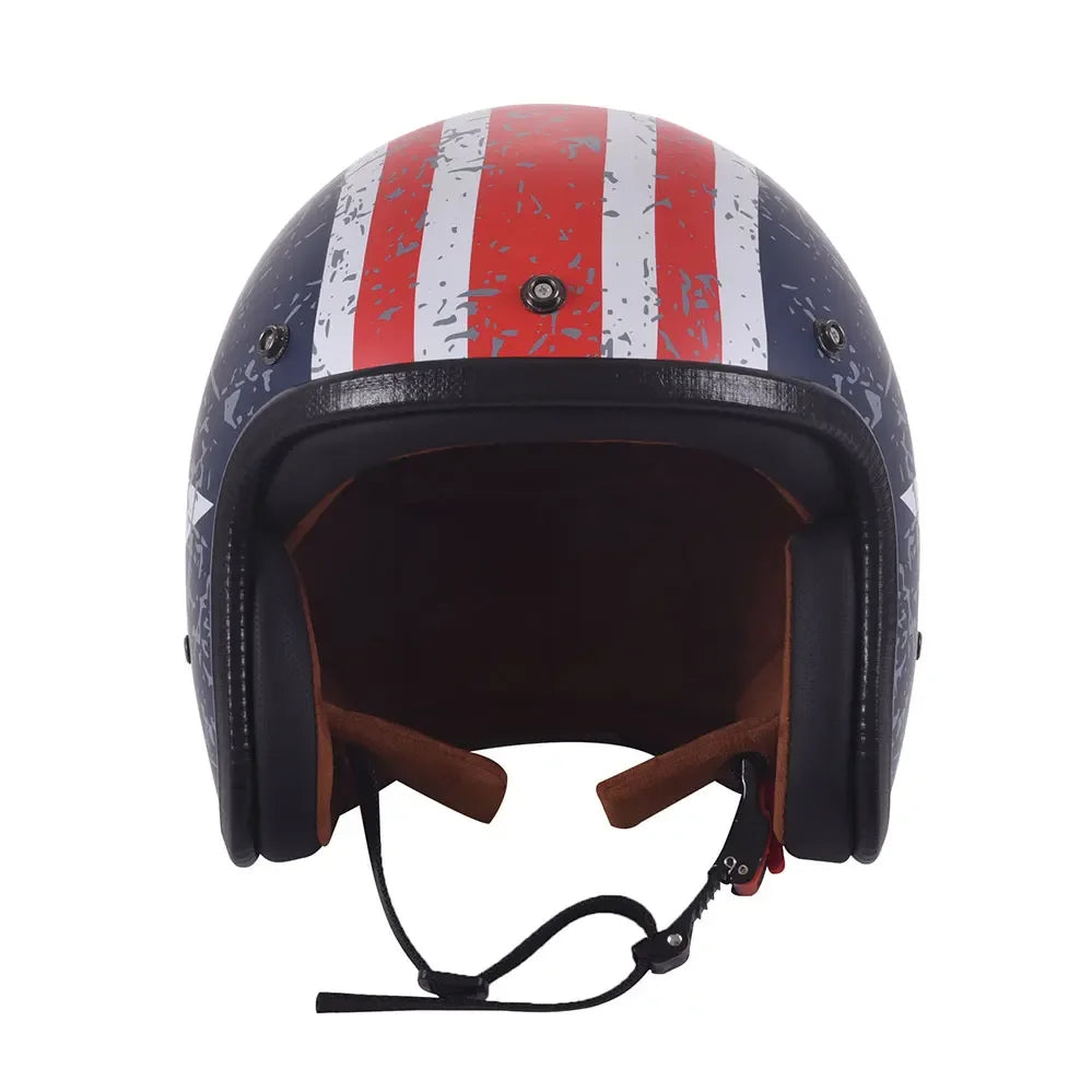 Retro Half Open Motorcycle Helmet