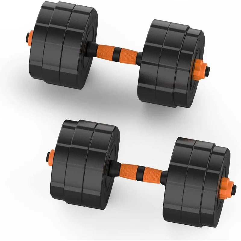 Adjustable Weights Barbell Dumbbells Set