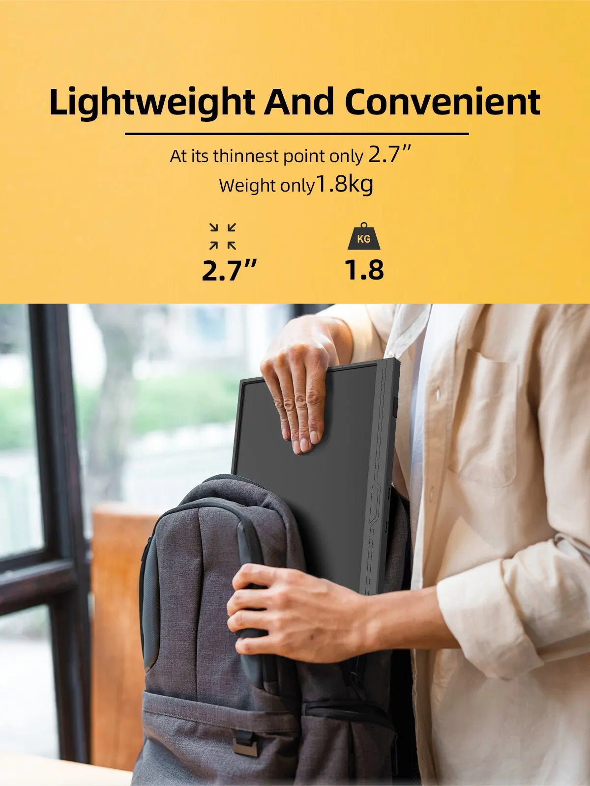 15.6-Inch Touchscreen Portable Monitor
