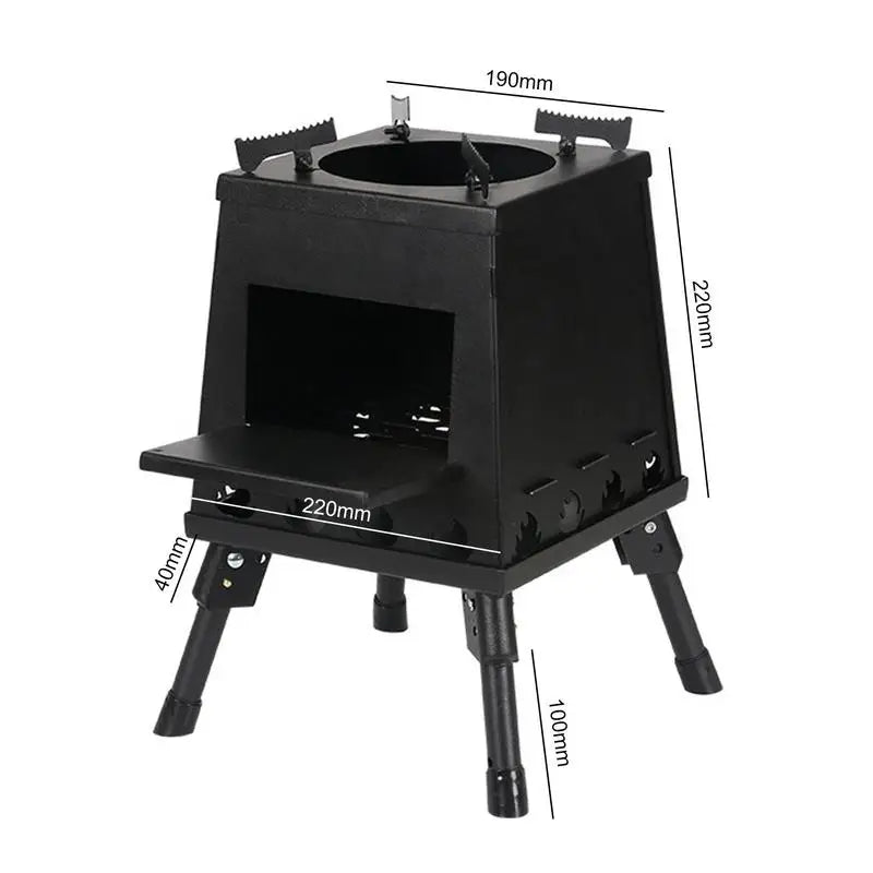 Portable Fire Pit Wood Burning Stove
