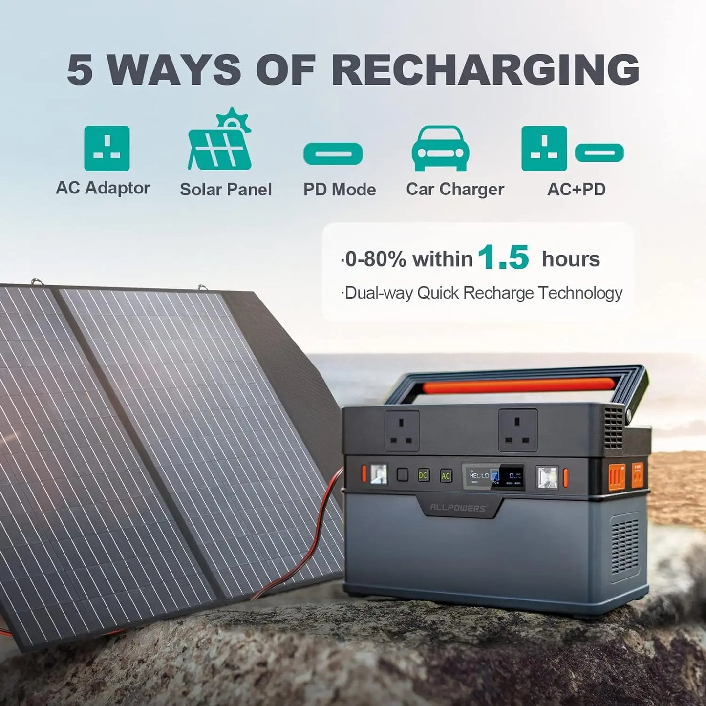 700W Portable Power Station