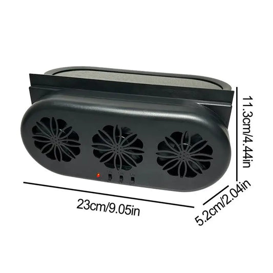 Solar Powered Car Ventilation Fan