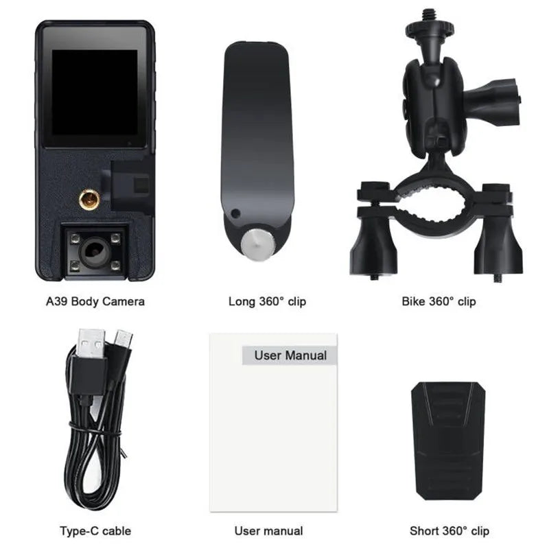 A39 1080P Infrared Night Vision Full HD Body Camera