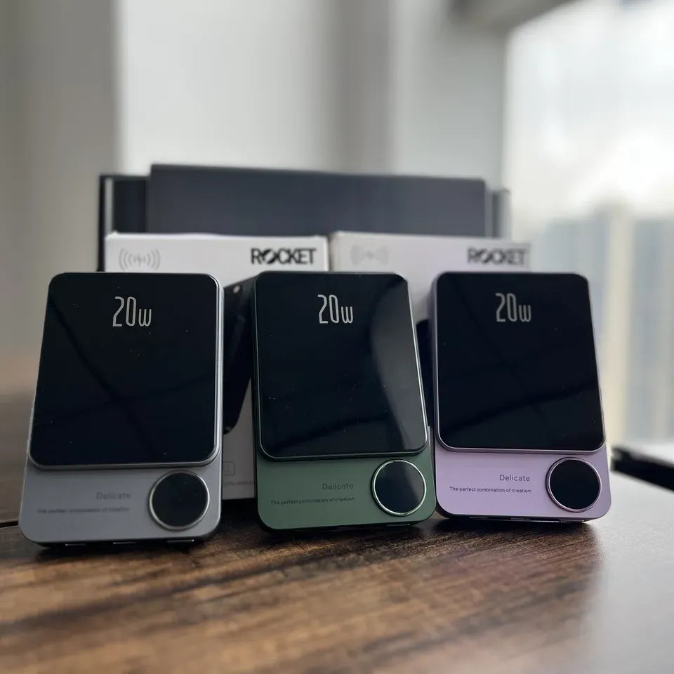 10000mAh Magnetic Wireless Fast Charger Power Bank
