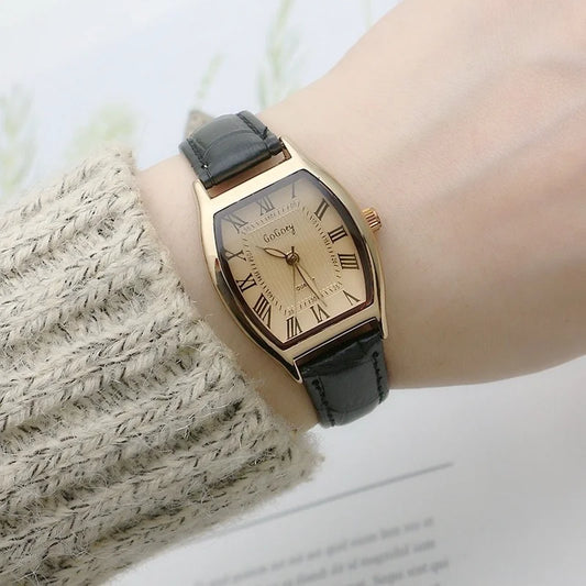 Vintage Leather Ladies Wristwatches