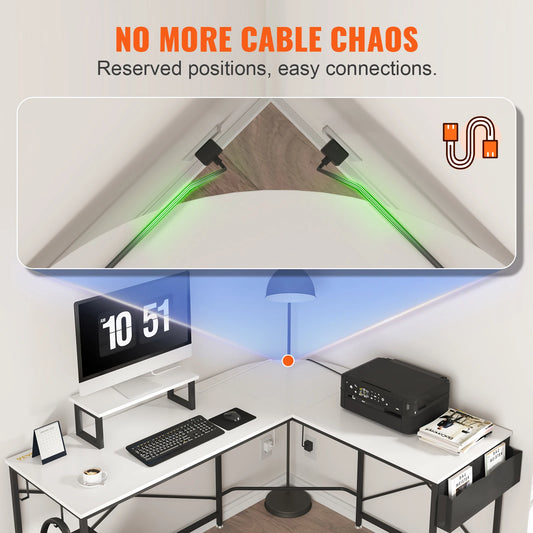 47"/54"/59''L Shaped Computer Desk