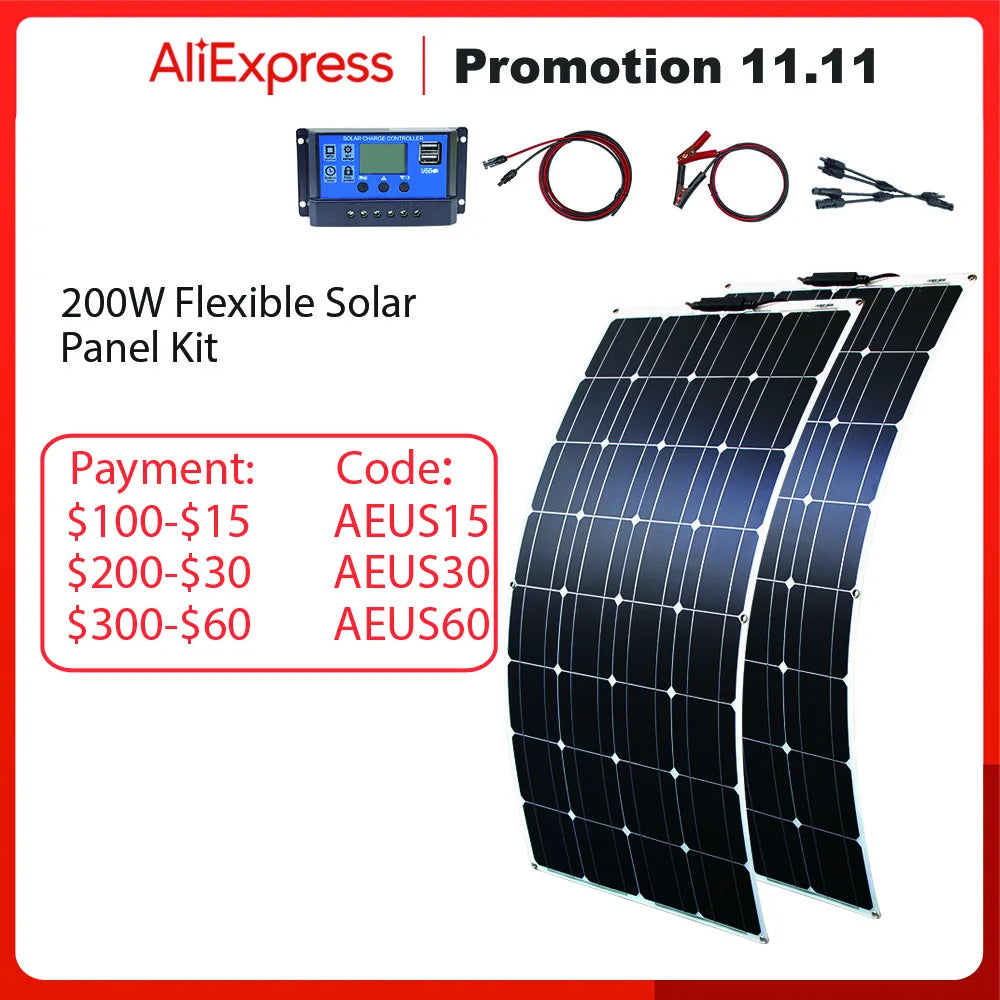 12V Flexible Solar Panel