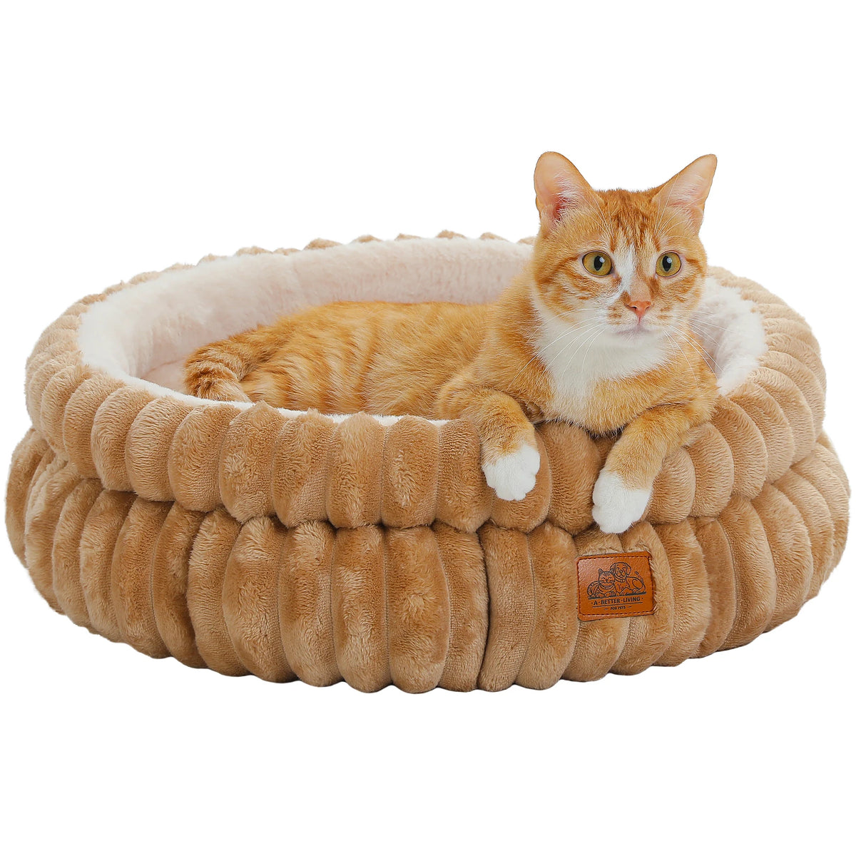 Washable Round Dog Bed