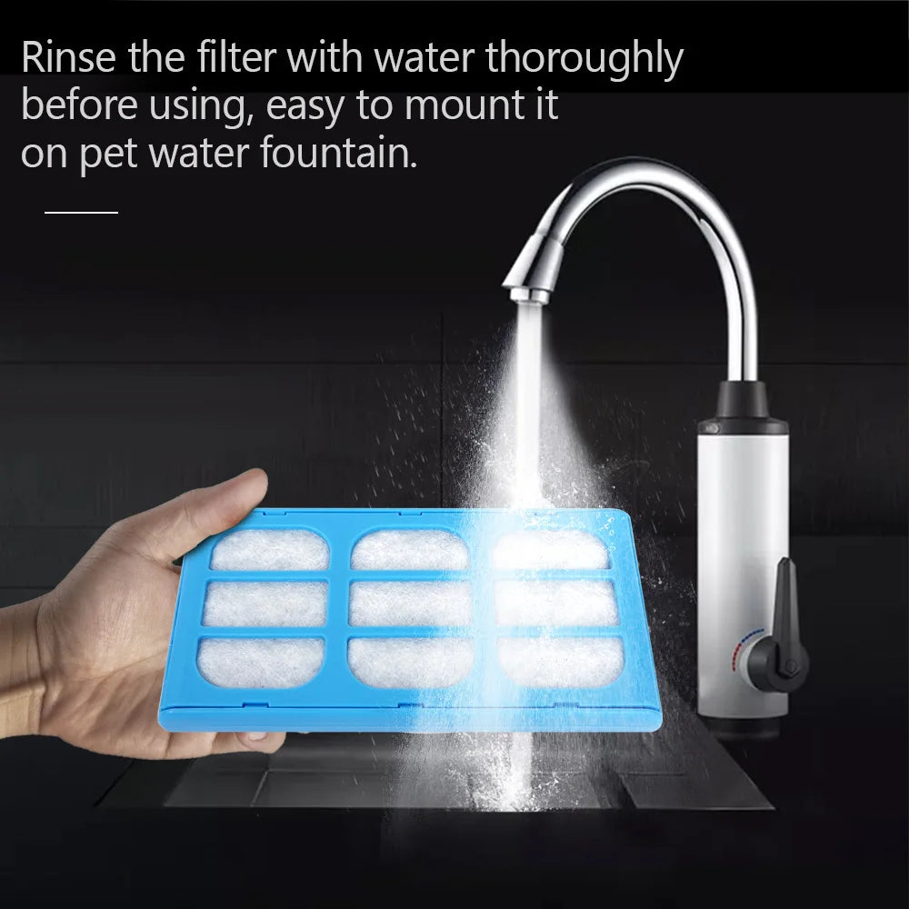 12 PCS Pet Water Fountain Replacement Filter