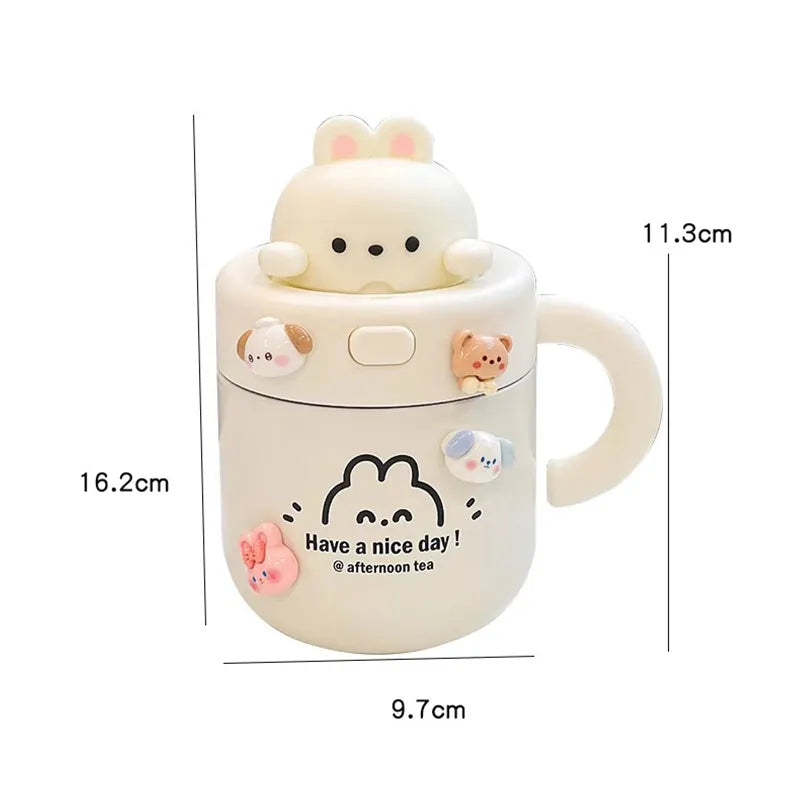 Kawaii Bear Coffee Thermal Cup