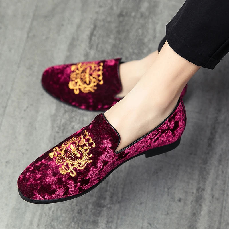 Men Wedding Dress Loafers Shoes
