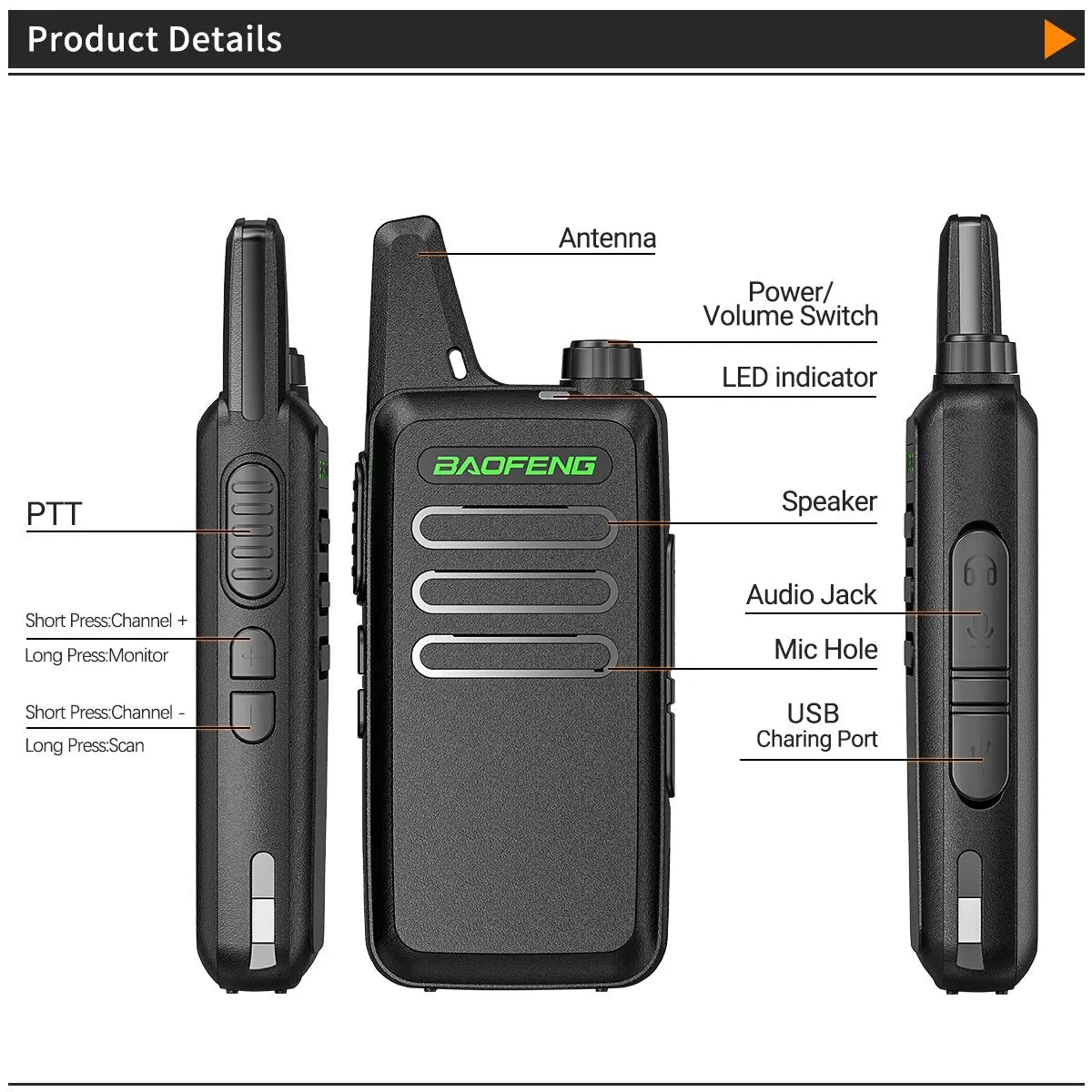 Mini Walkie Talkie