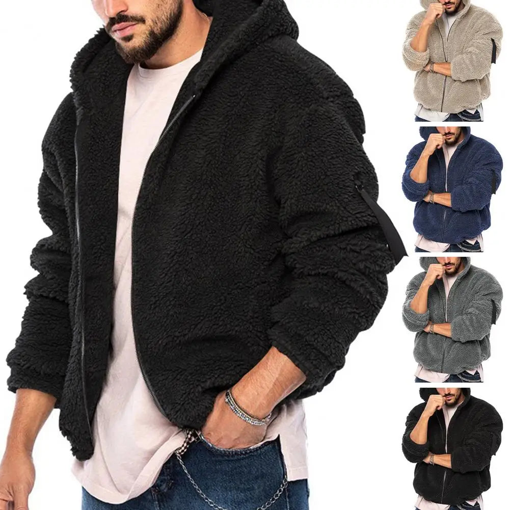 Men's Lamb Cashmere Warm Coat