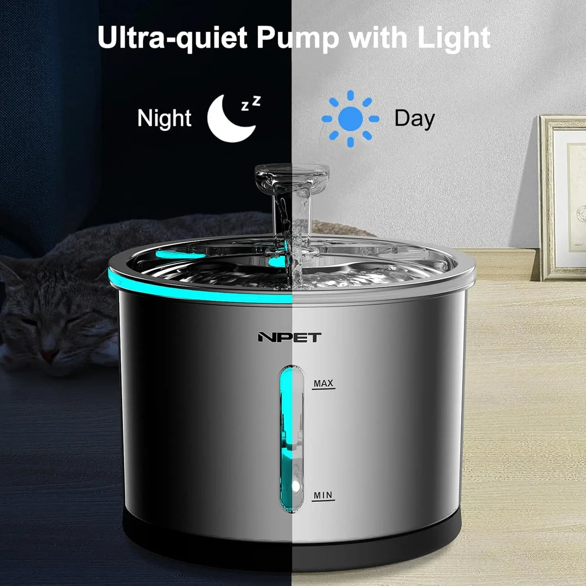 Cat Water Fountain 50oz/1.5L