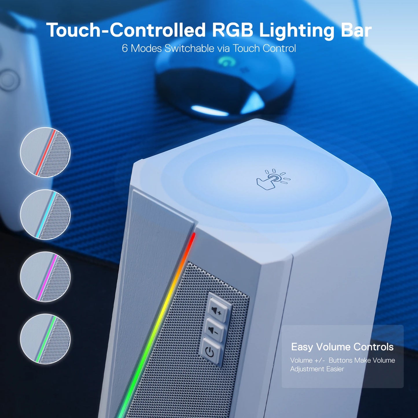 RGB Desktop Stereo Speaker