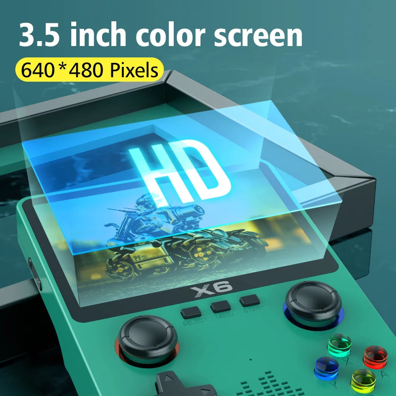 X6 Portable Handheld Game Console
