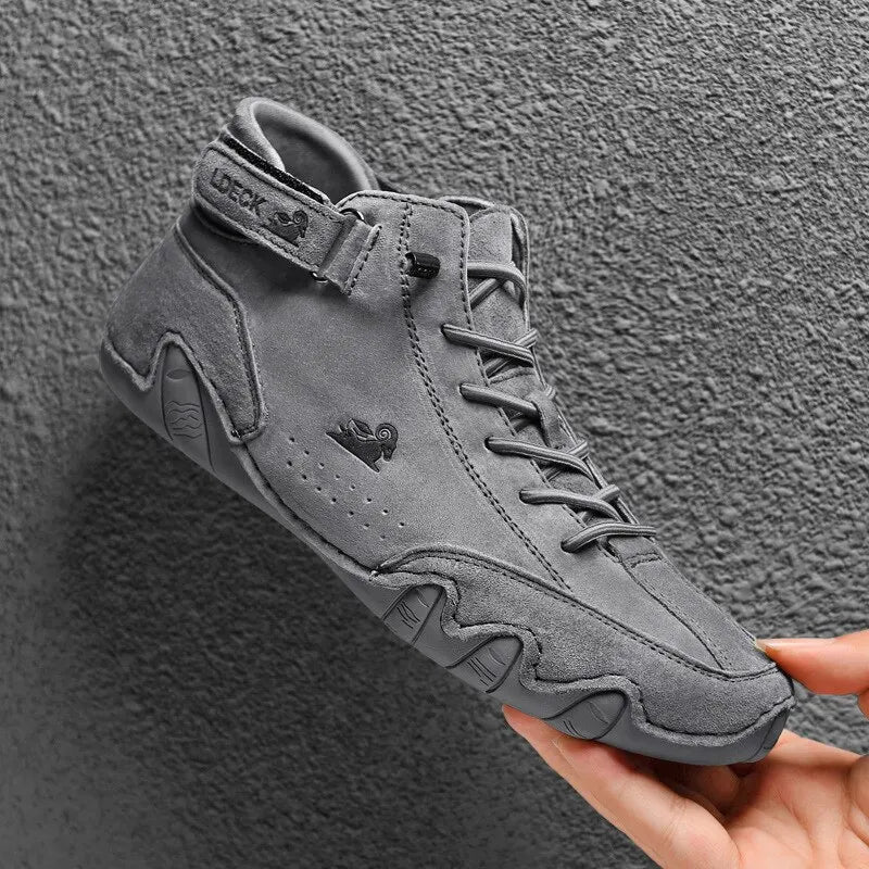 Men Casual Motorcycle Winter Boots