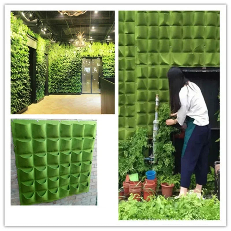 Wall Hanging Planting Pockets Bags