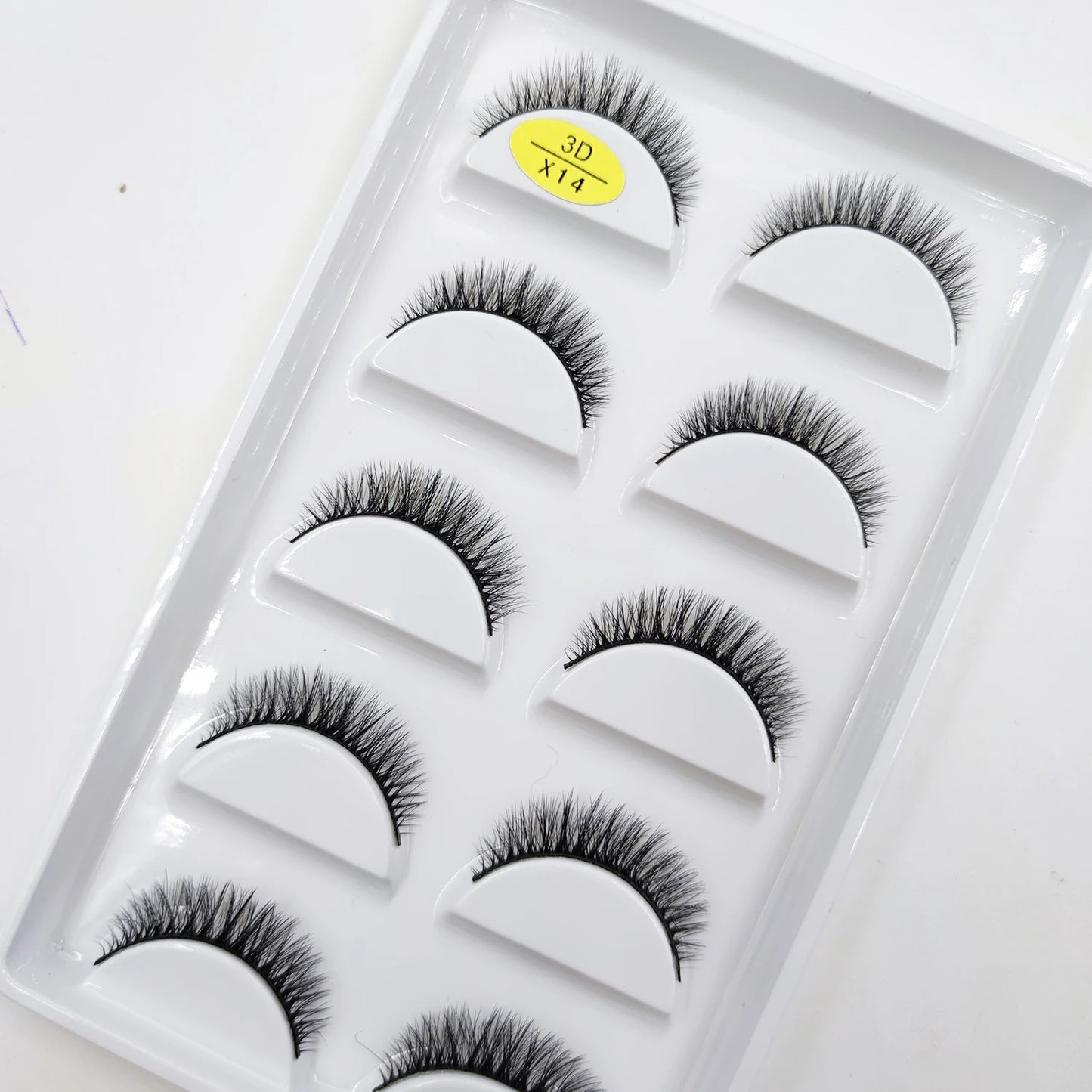 5 Pairs Natural 3D Mink False Eyelashes