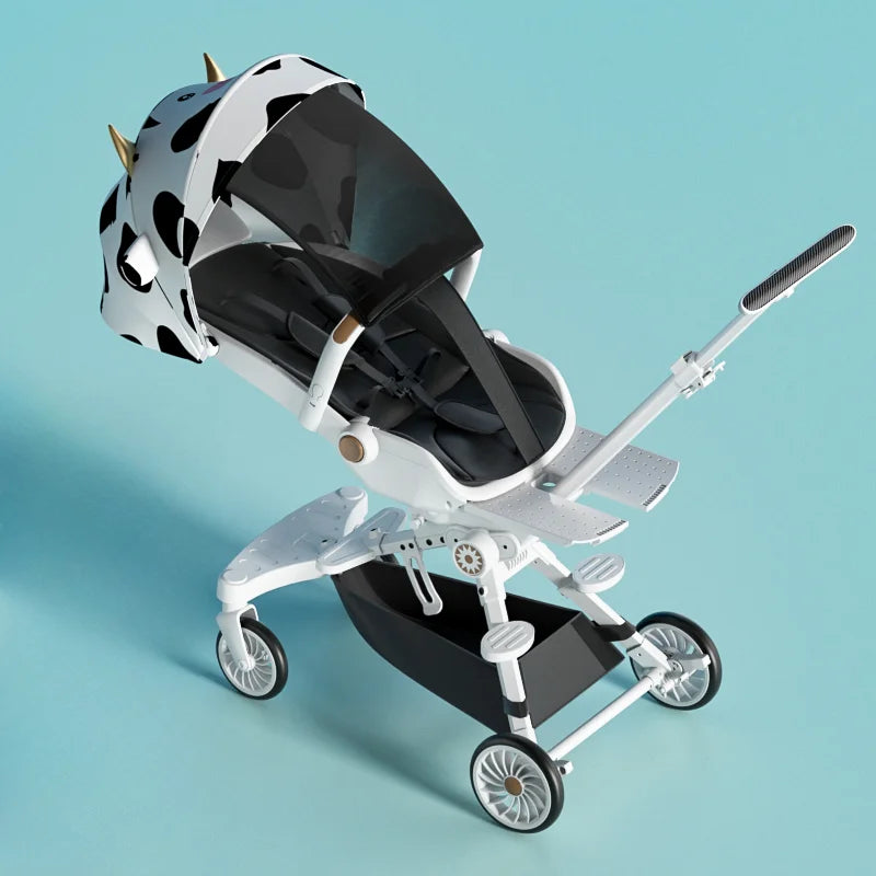baby four wheels stroller