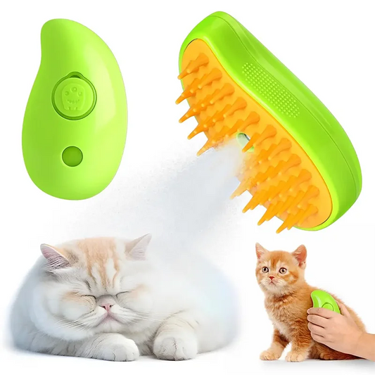 3 in 1 Electric Spray Dog Steamer Brush