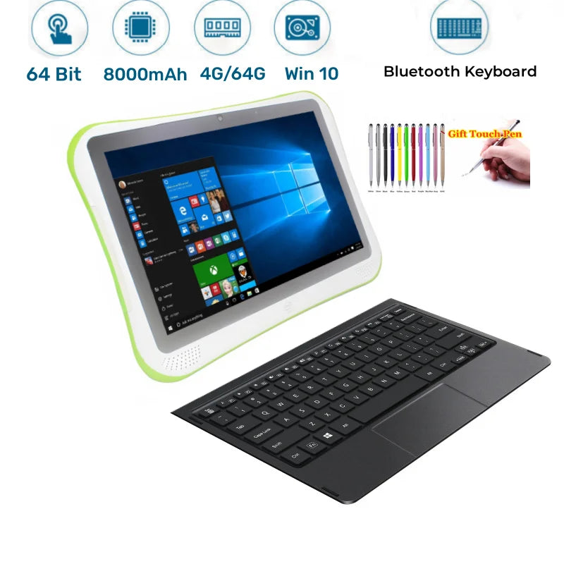 10.1 INCH 2 in1 F1 Windows 10 Tablet PC 4