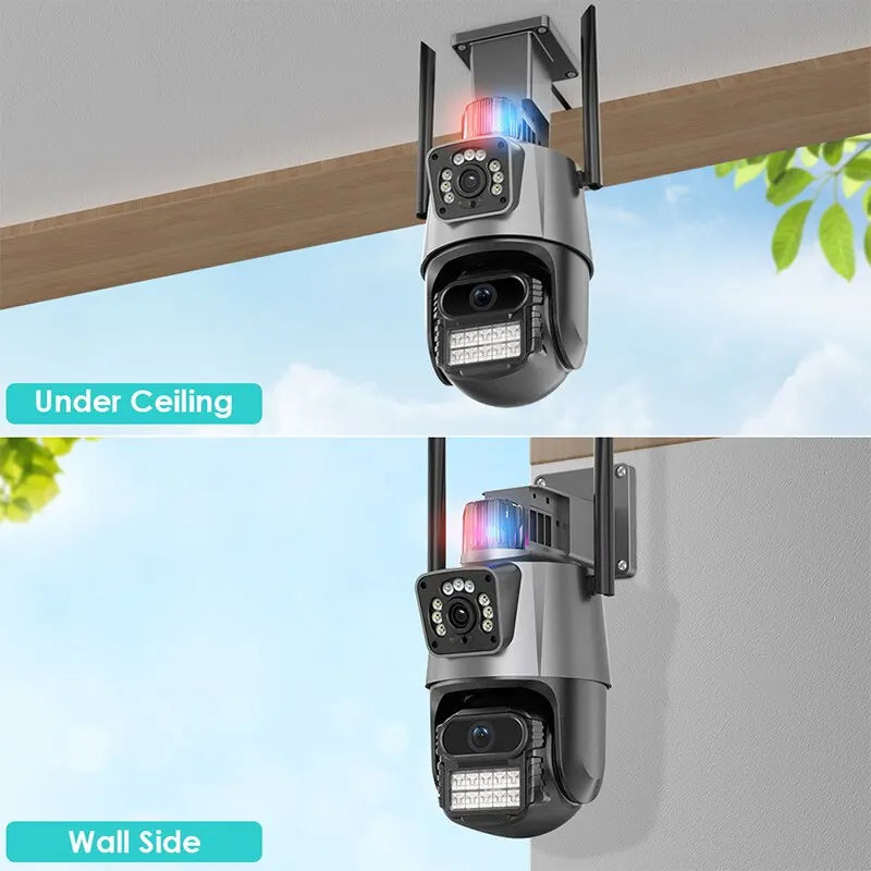 8MP 4K Wifi Dual Lens Security Camera