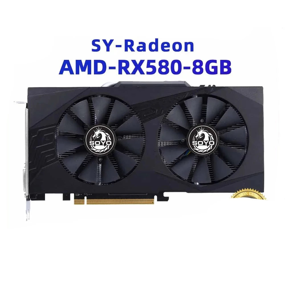 RX580 8GB 2048sp 256bit Gddr5 Graphics Card