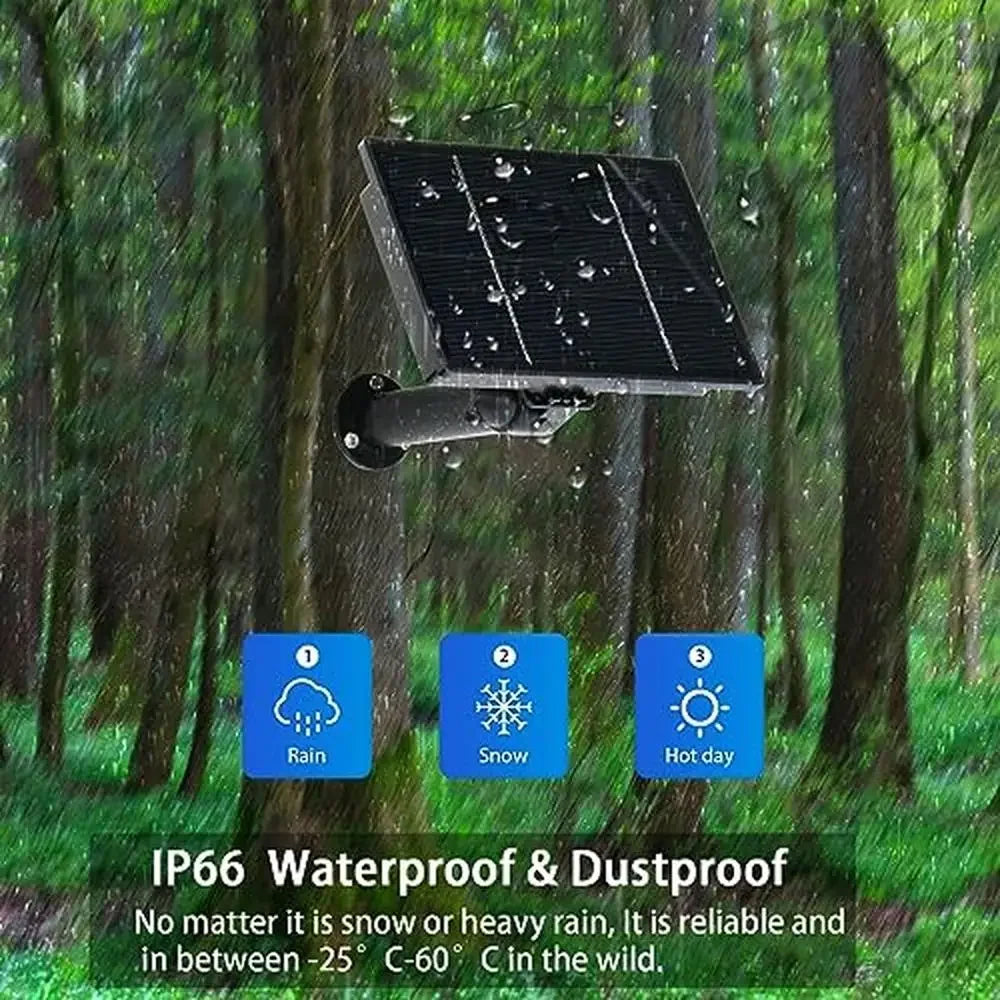 4W Camera Solar Panel Kit