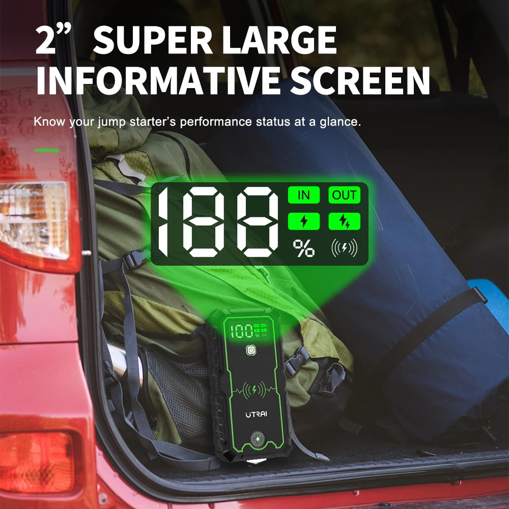 2500A Jump Starter Portable Charger Car Booster