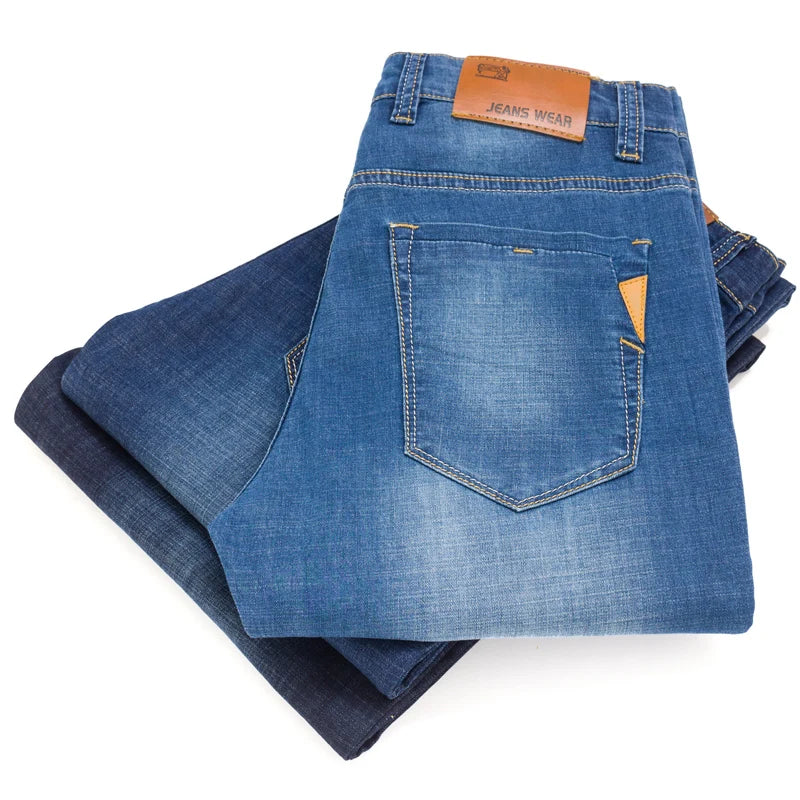 Men Business Classic Style Jeans