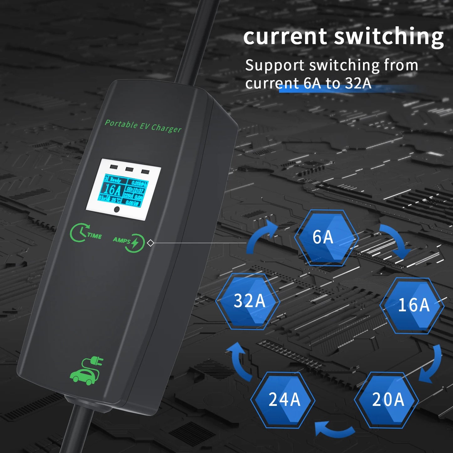Portable Electric 11kw 7kw Charger