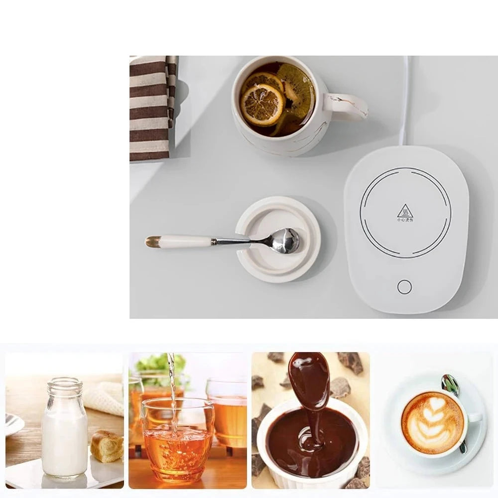 Portable Heating Coasters Cup Warmer