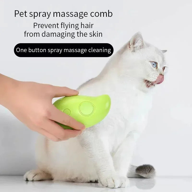 3 in 1 Electric Spray Dog Steamer Brush