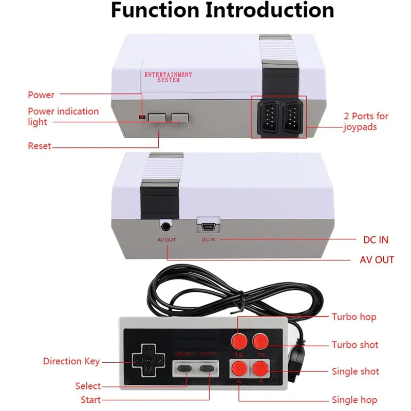 Mini Retro Portable Video Game Console