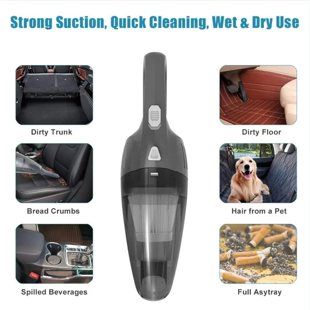 Portable Cordless Handheld Car Vacuum Cleaner