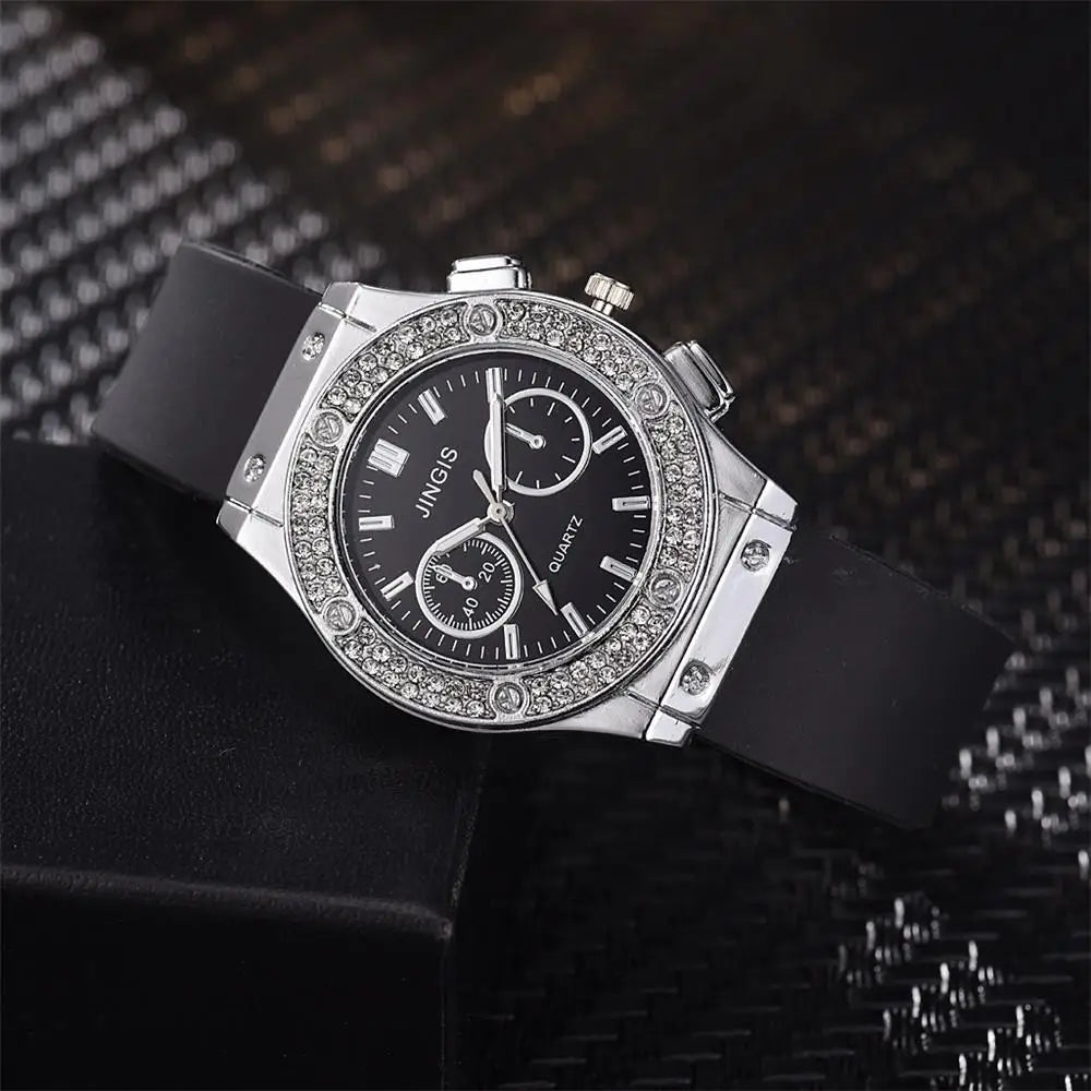 Female Luxurious Brand Casual Diamond Wristwatches