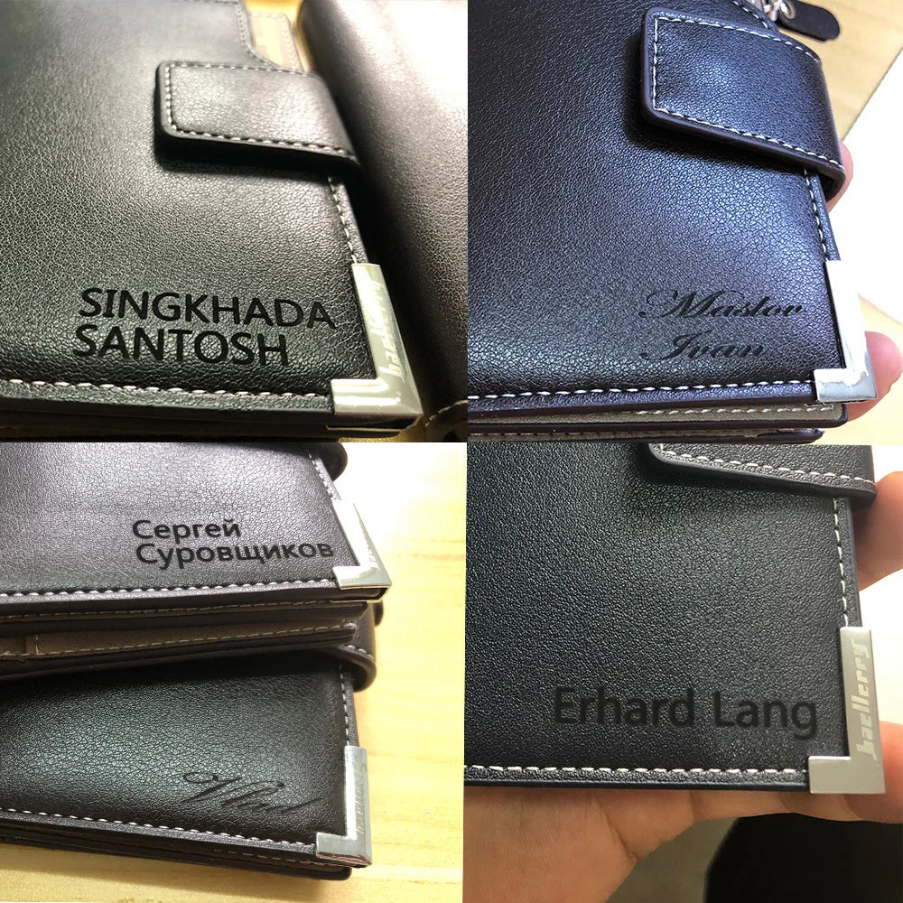 Short Luxury Men Wallets