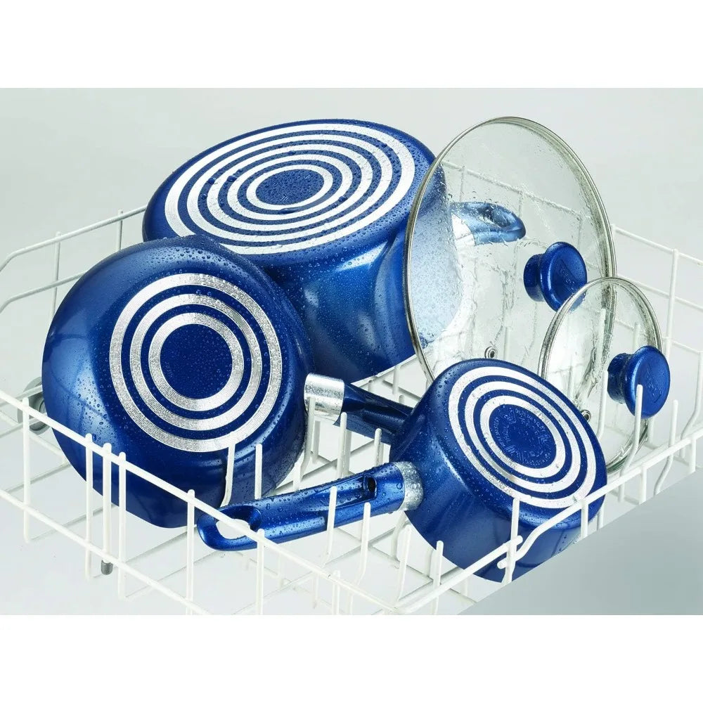 Nonstick Thermo-Spot Heat Indicator Dishwasher Set