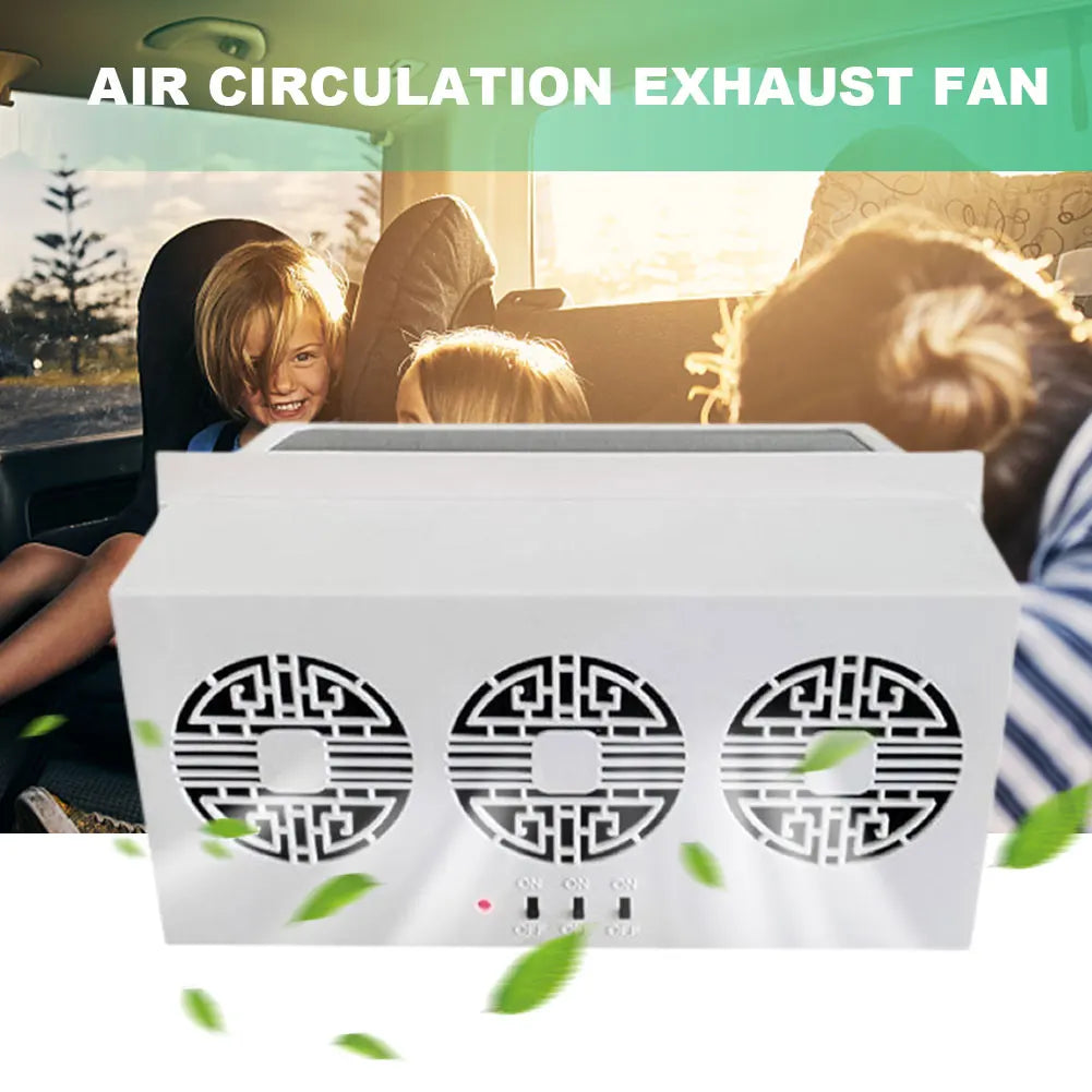 Automatic Solar Car Fan