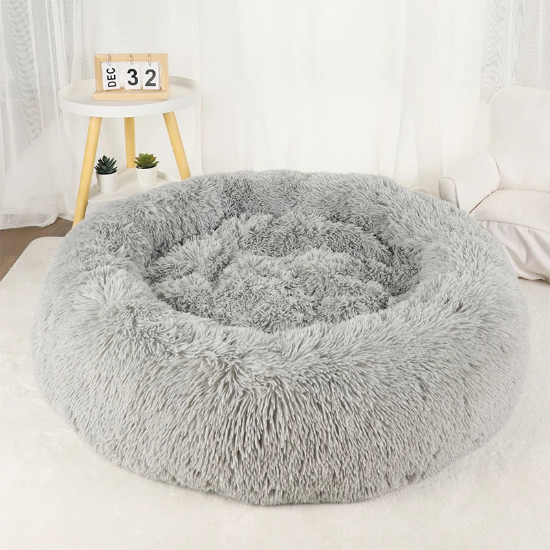 Donut Dog Plush Bed