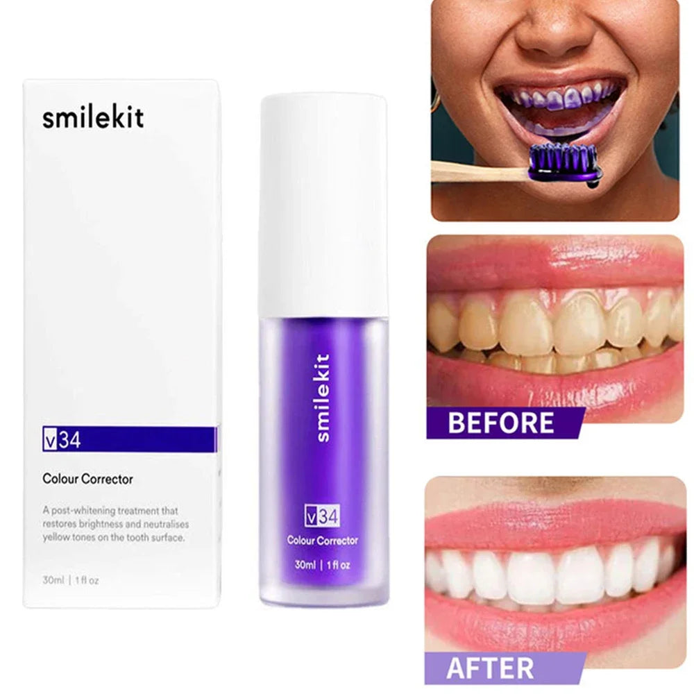 V34 30ml Teeth Whitening Toothpaste