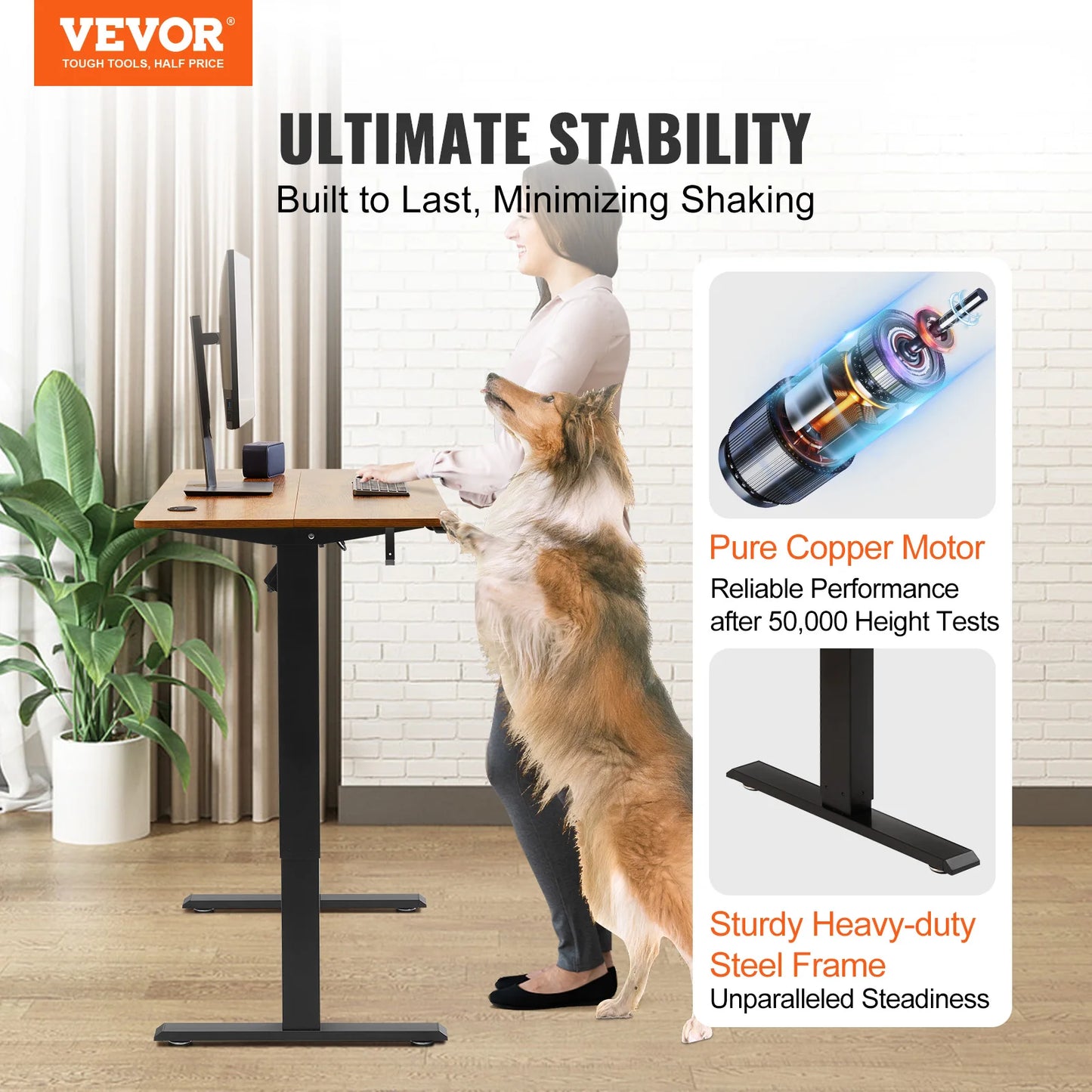 Adjustable & High Capacity for Home Office Desks