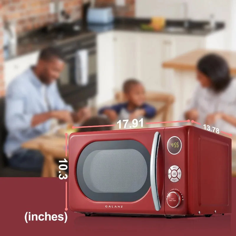 0.7 cu. ft. Retro Countertop Microwave Oven