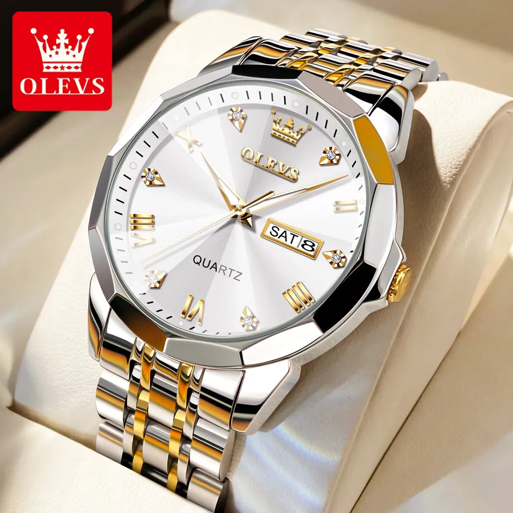 Men's Rhombus Mirror Original Quartz Watch