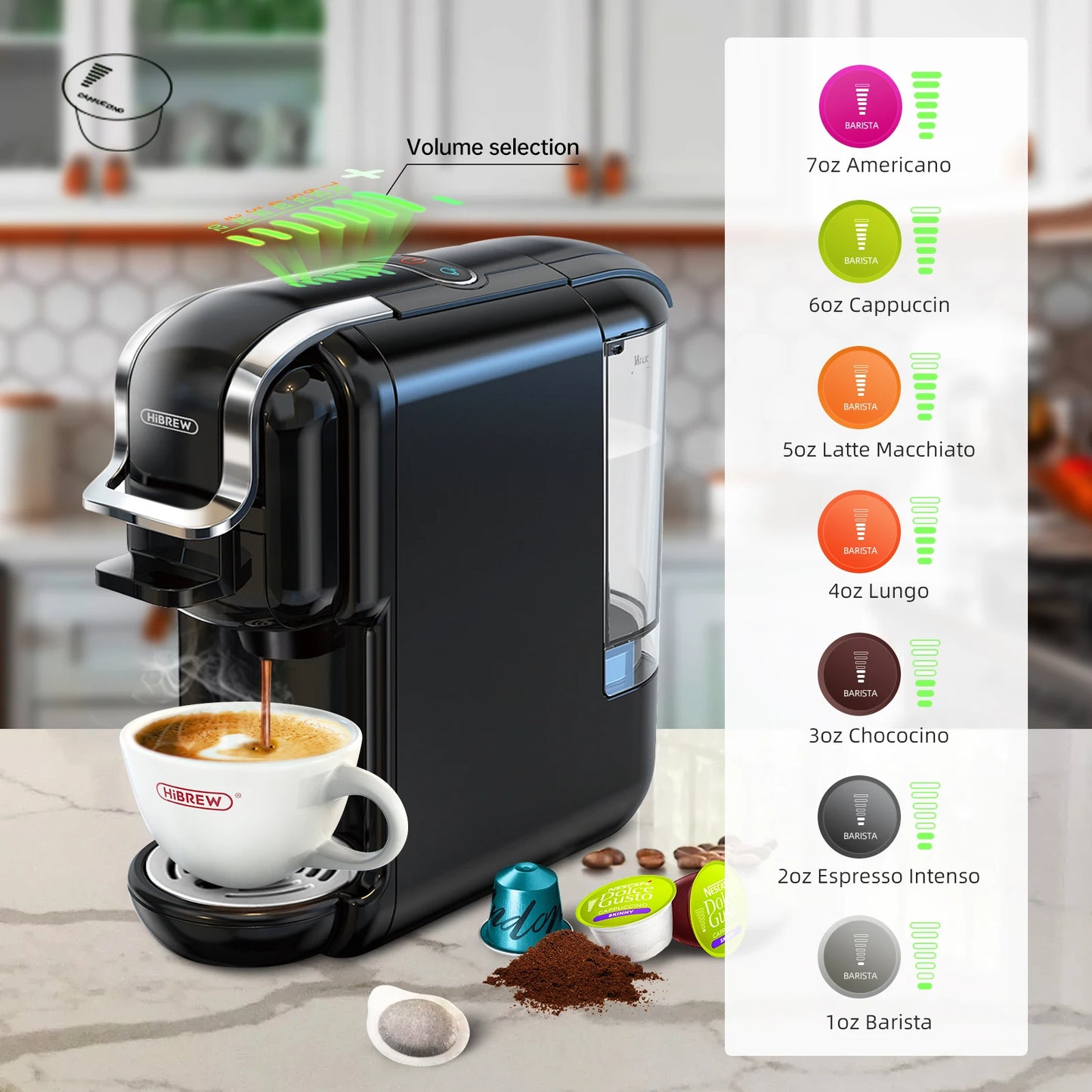 Multiple Capsule Coffee Machine