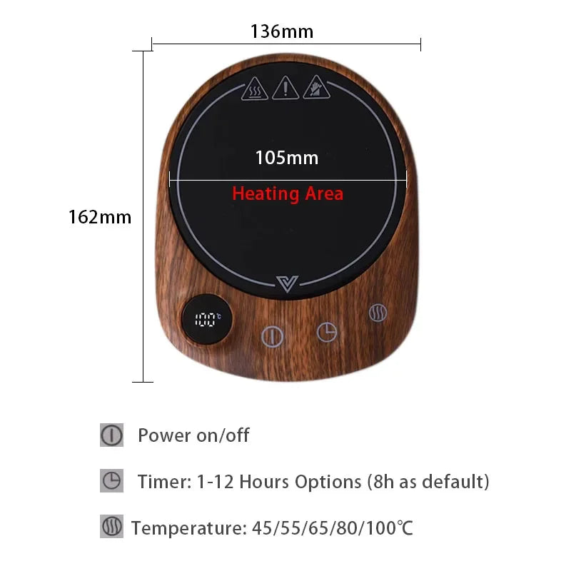 200W Smart Milk Tea Coffee Cup Warmer