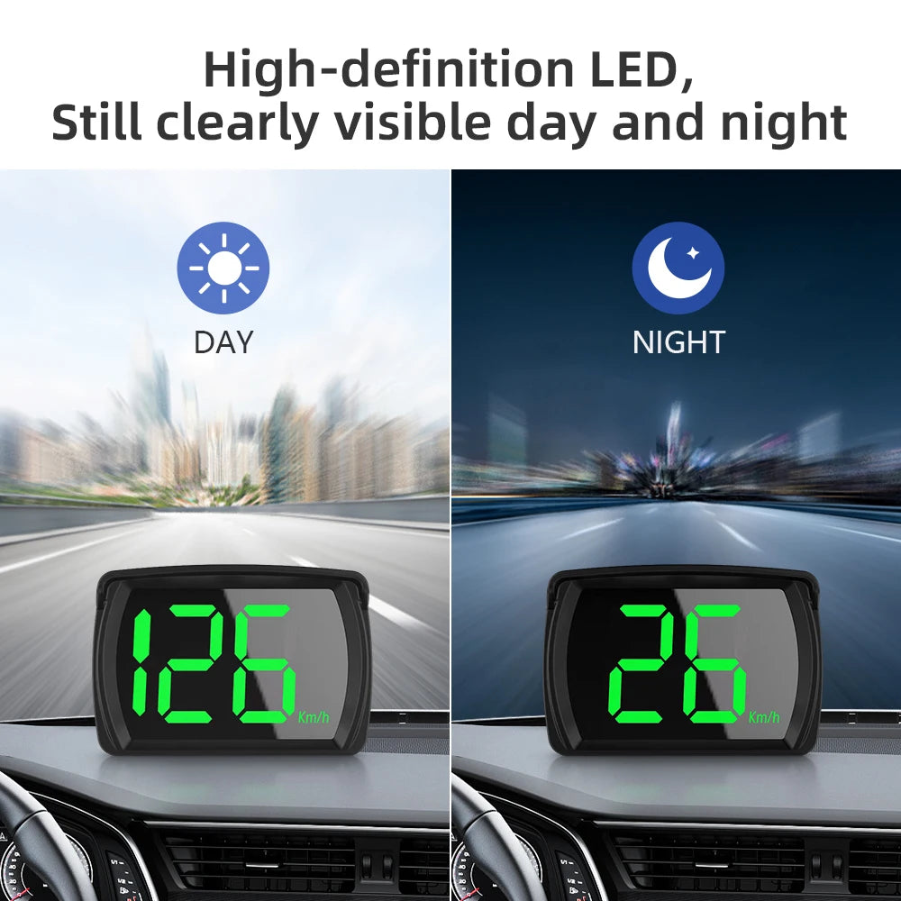 GPS KMH MPH HUD Digital Speedometer