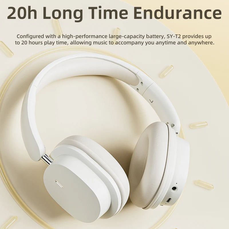 Bluetooth 5.3 Wireless Over-Ear Headphones