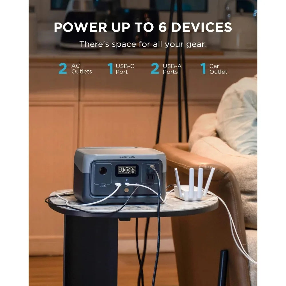256Wh LiFePO4 Battery Portable Power Station